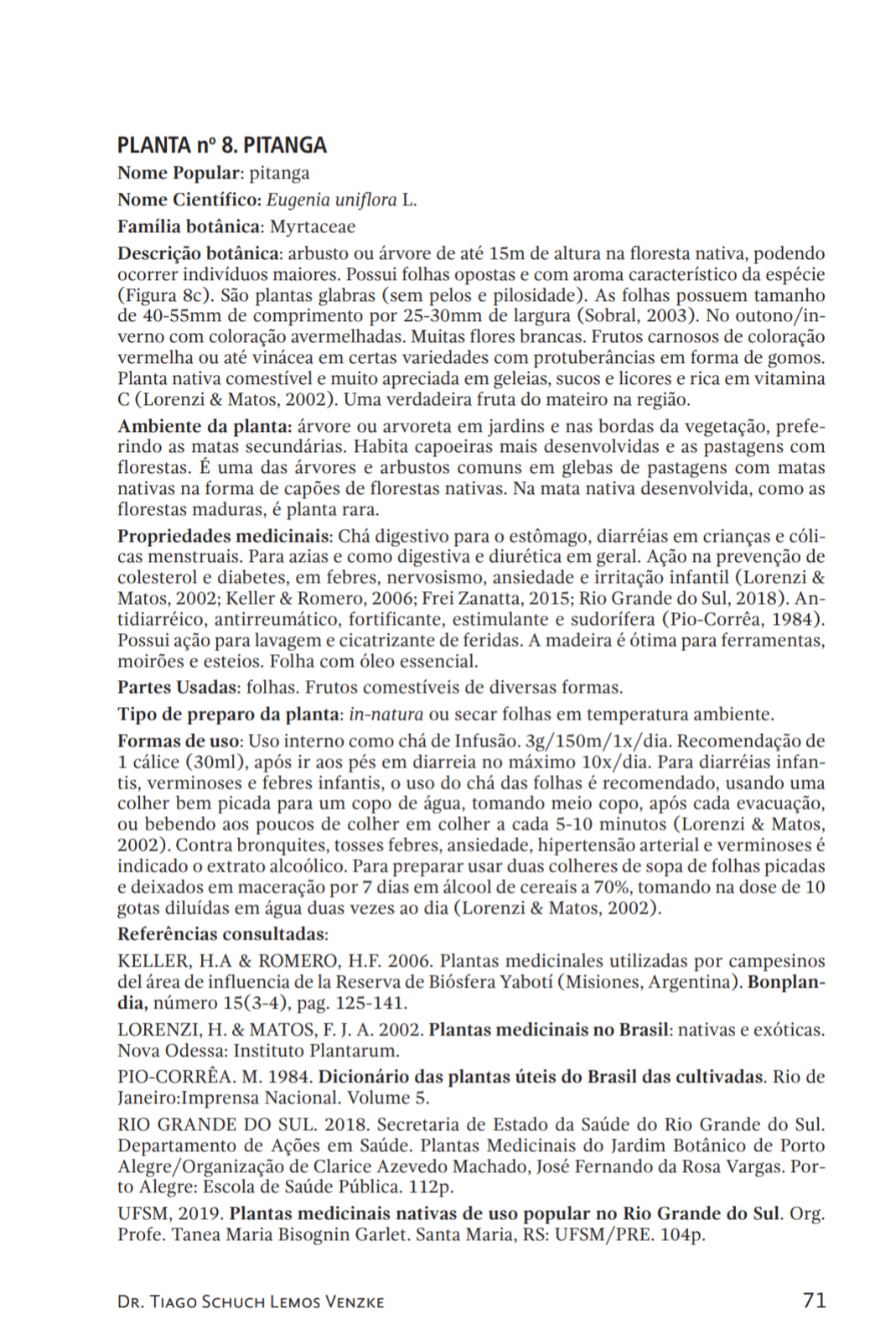 PLANTAS MEDICINAIS DO HORTO DA UNIVERSIDADE - Imagem 2